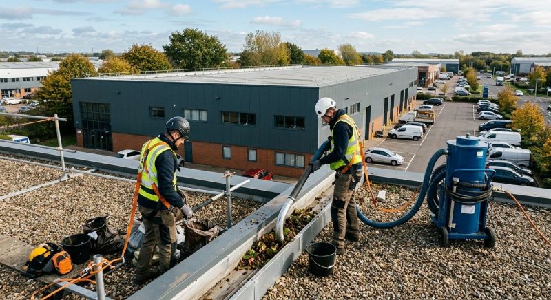 Business Gutter Cleaning in Sacramento, CA