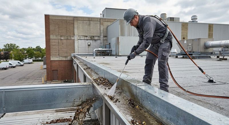 Commercial Downspout Cleaning in Denver, CO