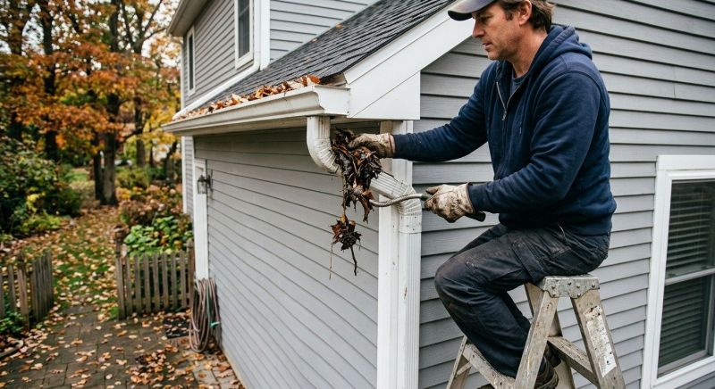 Downspout Snaking in Fredericksburg, VA