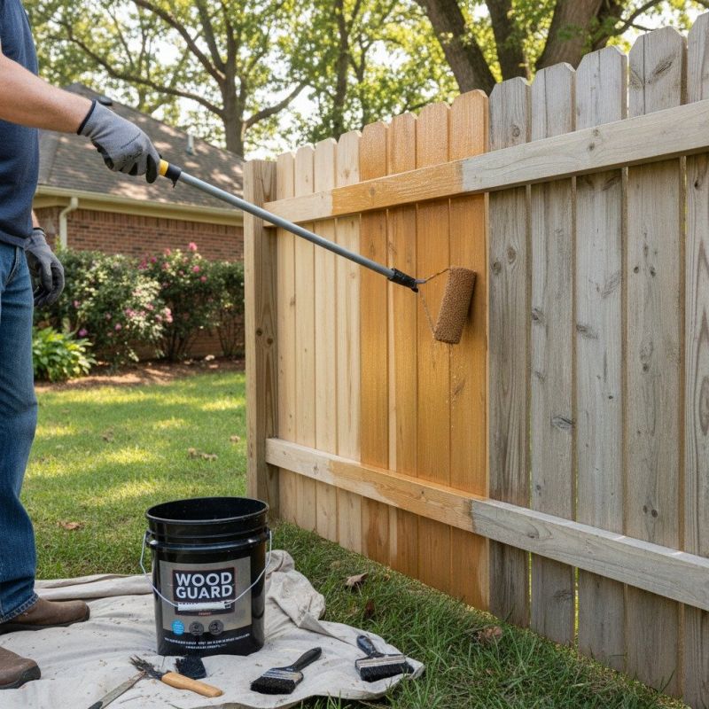 Cedar Fence Sealing in Bellevue, WA