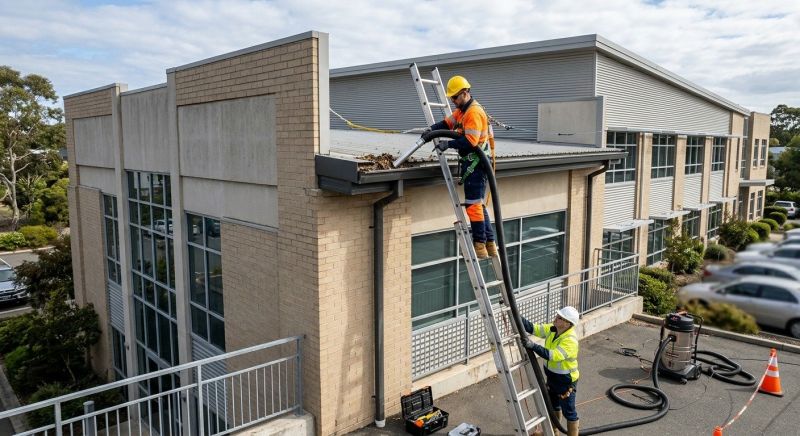 Commercial Gutter Cleaning in Sacramento, CA