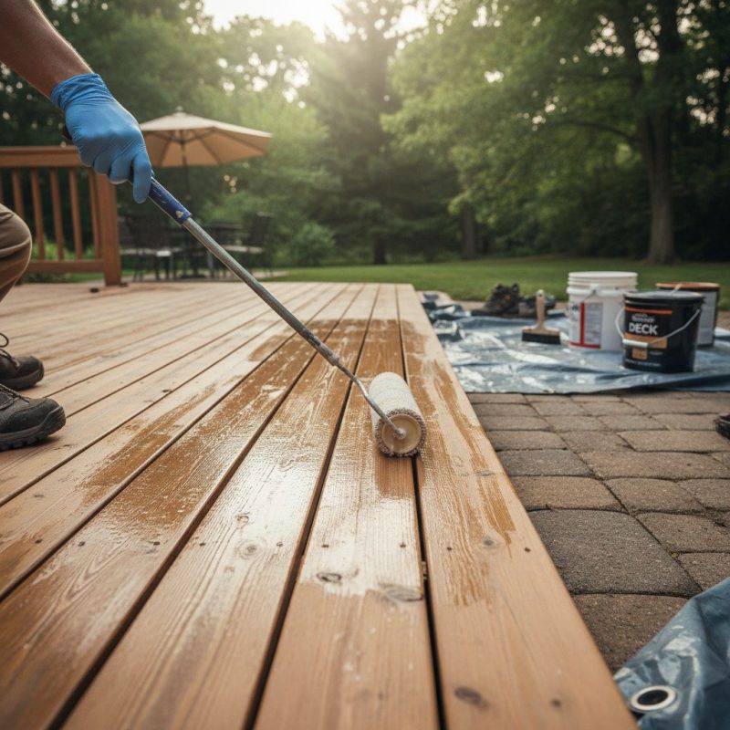 Concrete Deck Sealing in Gig Harbor, WA