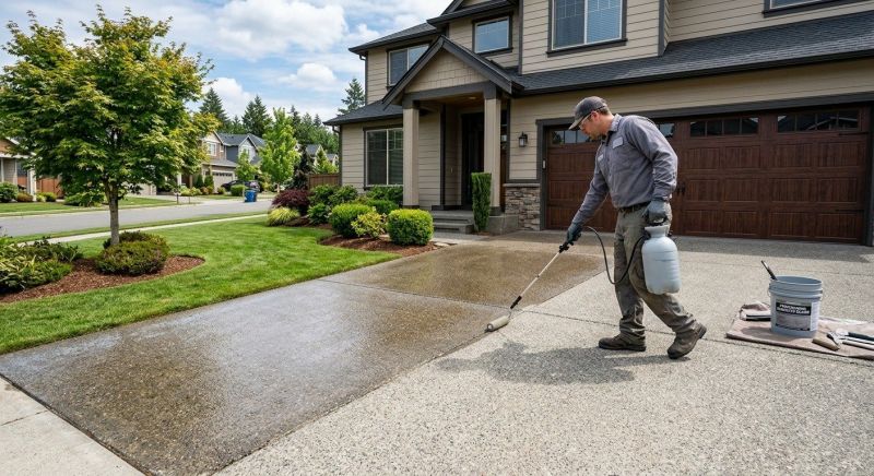 Concrete Driveway Sealing in Kansas City, KS