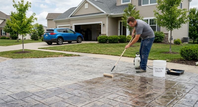 Concrete Driveway Sealing in Kansas City, KS