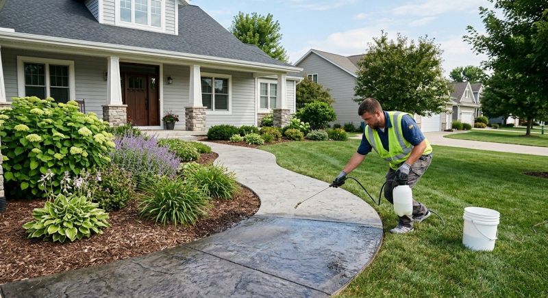 Concrete Walkway Sealing in Kansas City, KS