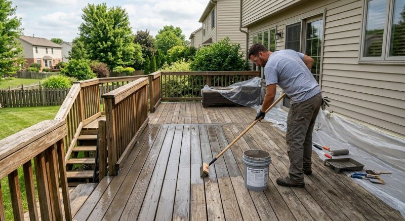 Deck Sealing in Kansas City, KS