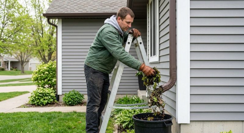 Downspout Blockage Removal in Arvada, CO