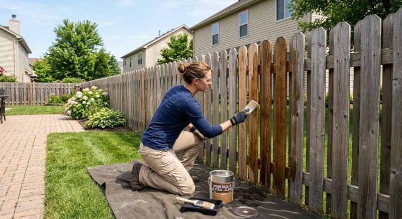 Fence Sealing in Renton, WA