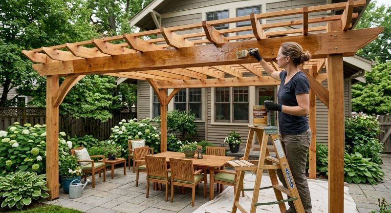 Gazebo Sealing in Seattle, WA