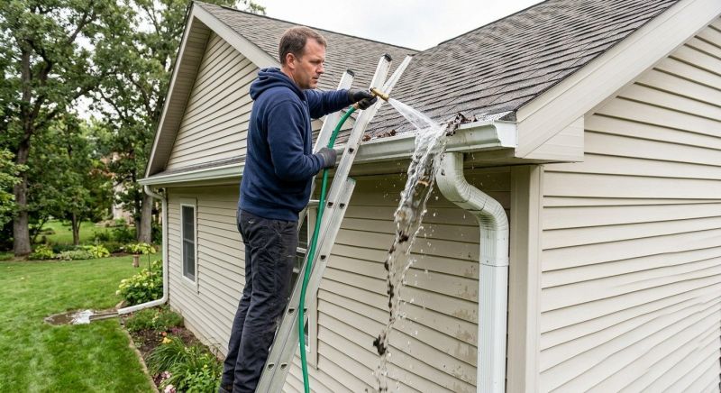 Gutter Blockage Removal in Fredericksburg, VA