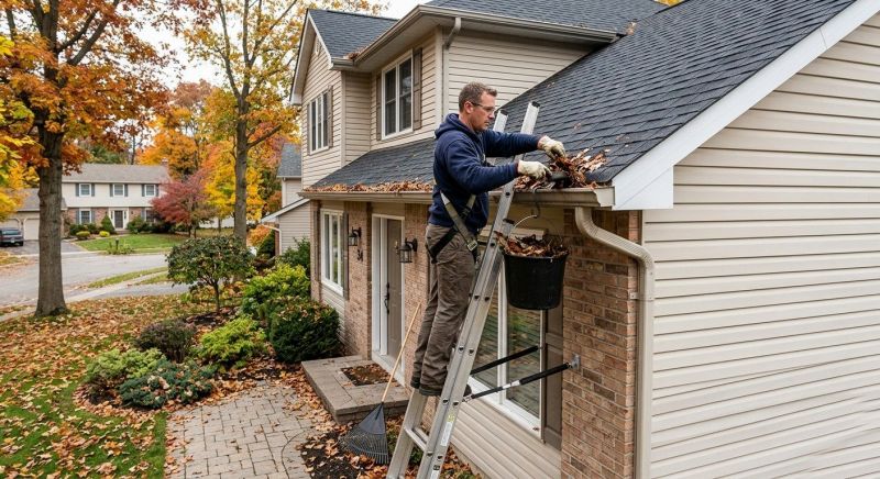 Gutter Leaves Removal in Bergen County, NJ