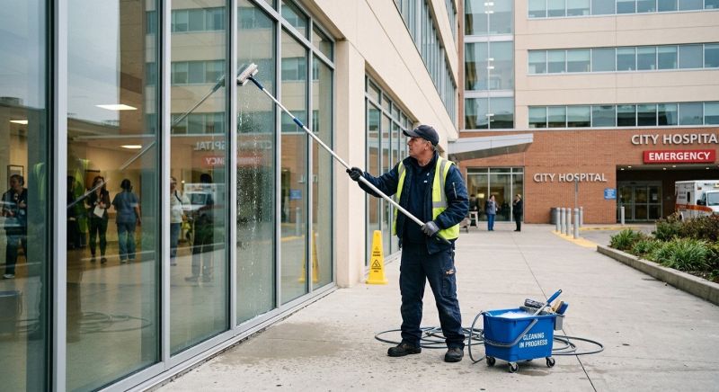 Medical Center Window Cleaning in Denver County, CO