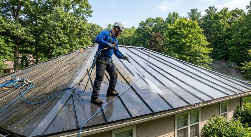 Metal Roof Cleaning in Vancouver, WA