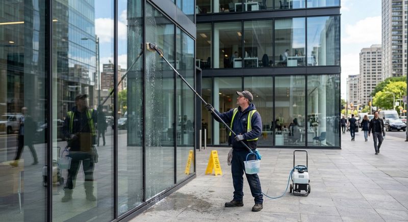 Office Building Window Washing in Denver County, CO