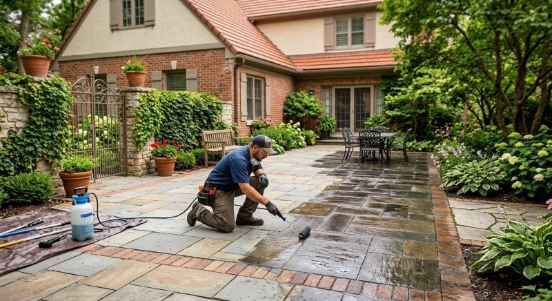 Paver Driveway Sealing in Kansas City, KS