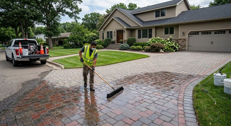 Paver Driveway Sealing in Redmond, WA