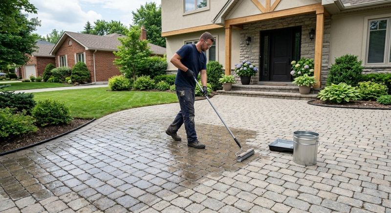 Paver Driveway Sealing in Bellevue, WA