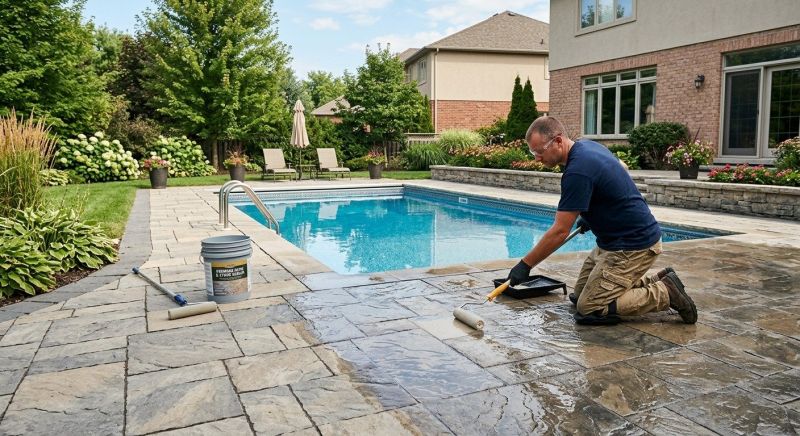 Pool Patio Sealing in Renton, WA