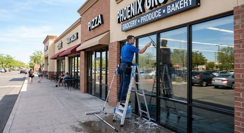Shopping Mall Window Cleaning in Littleton, CO