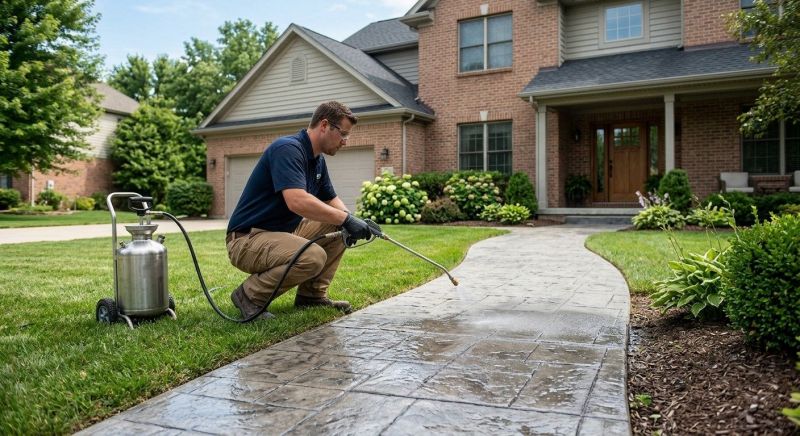 Sidewalk Concrete Sealing in Renton, WA