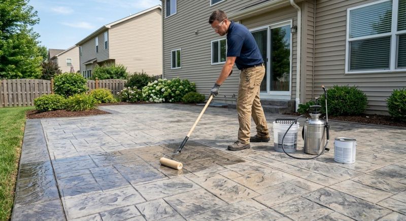 Sidewalk Concrete Sealing in Renton, WA
