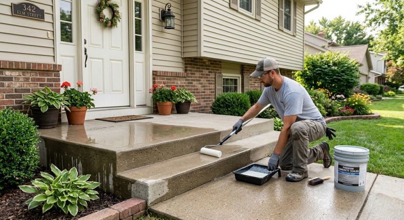 Stamped Concrete Sealing in Seattle, WA